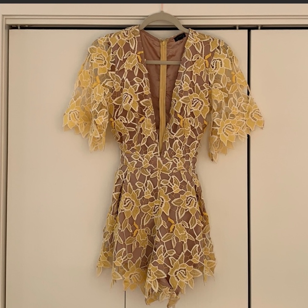 Appliqué dress by NBD